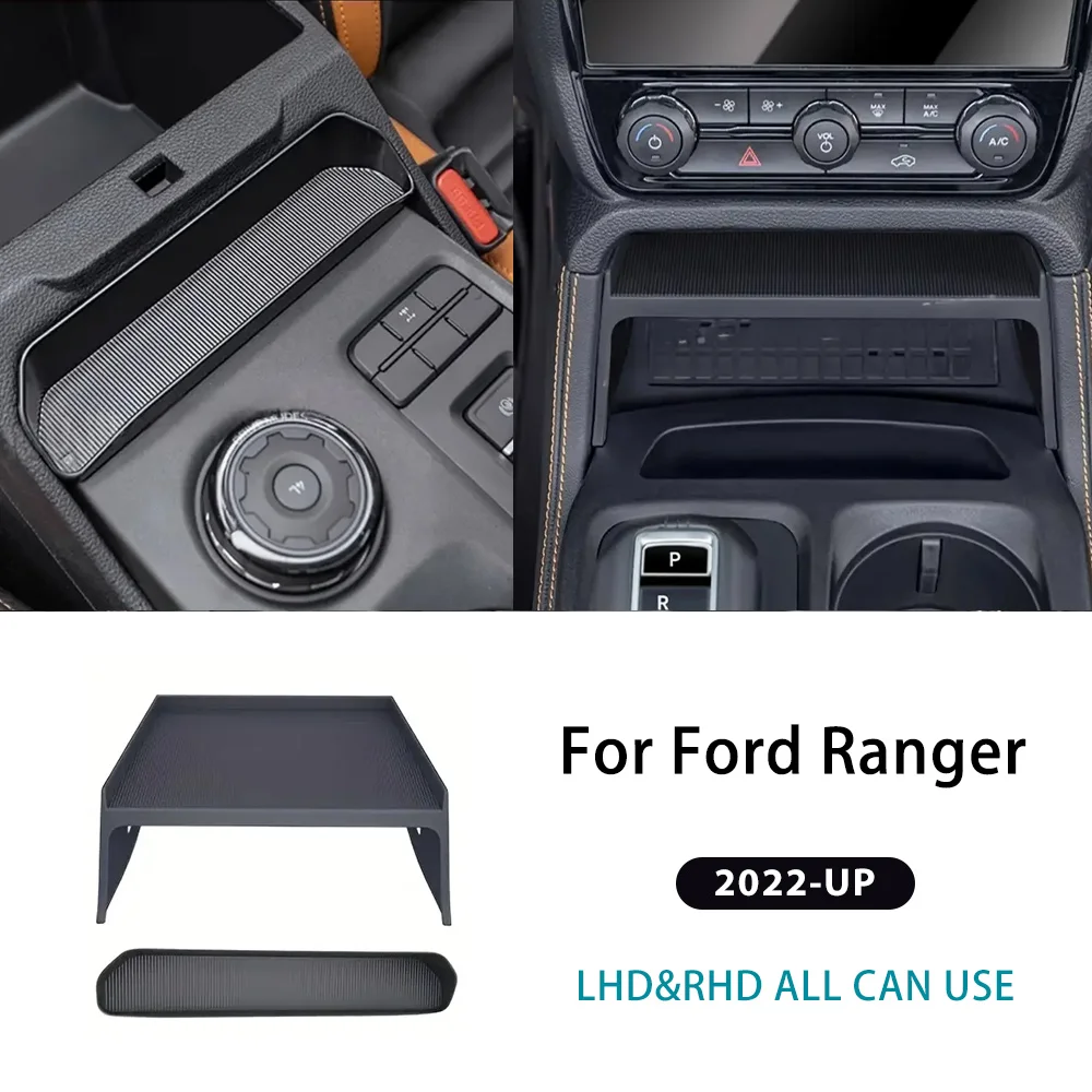 

For Ford Ranger T9 2022 2023 2024 2025 Car Storage Central Control Storage Box Container Auto Interior Accessories