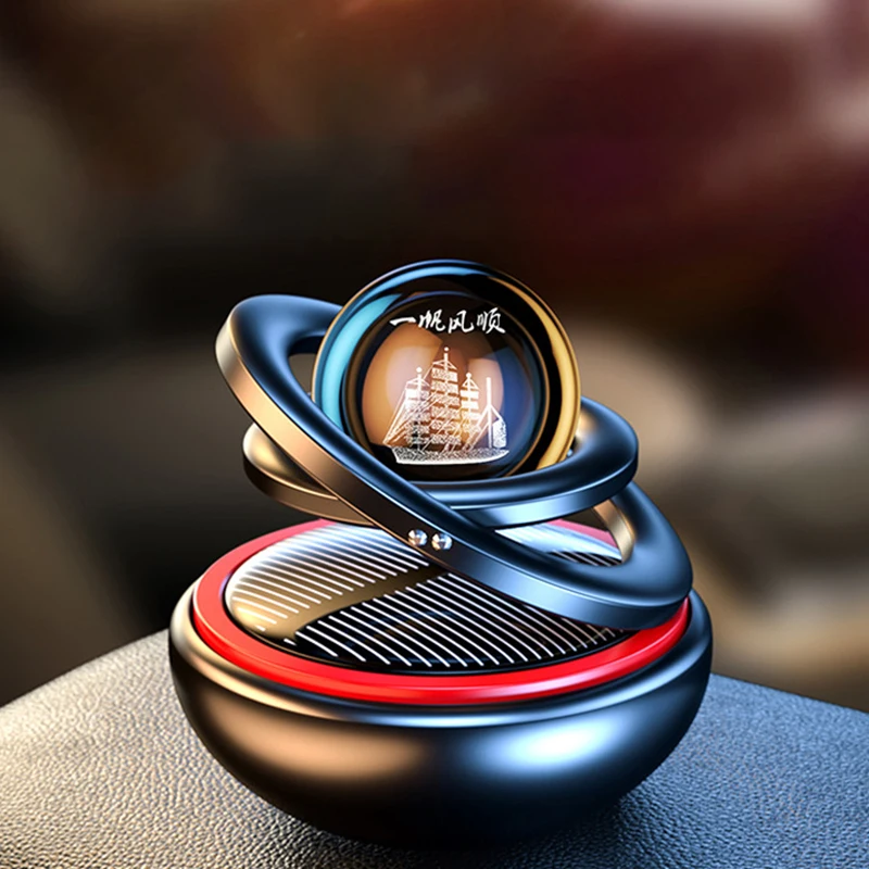 

Interstellar Solar Car Air Freshener, Rotating Aromatherapy, Interior Auto Flavorin Accessories, Men Original Perfume Diffuser