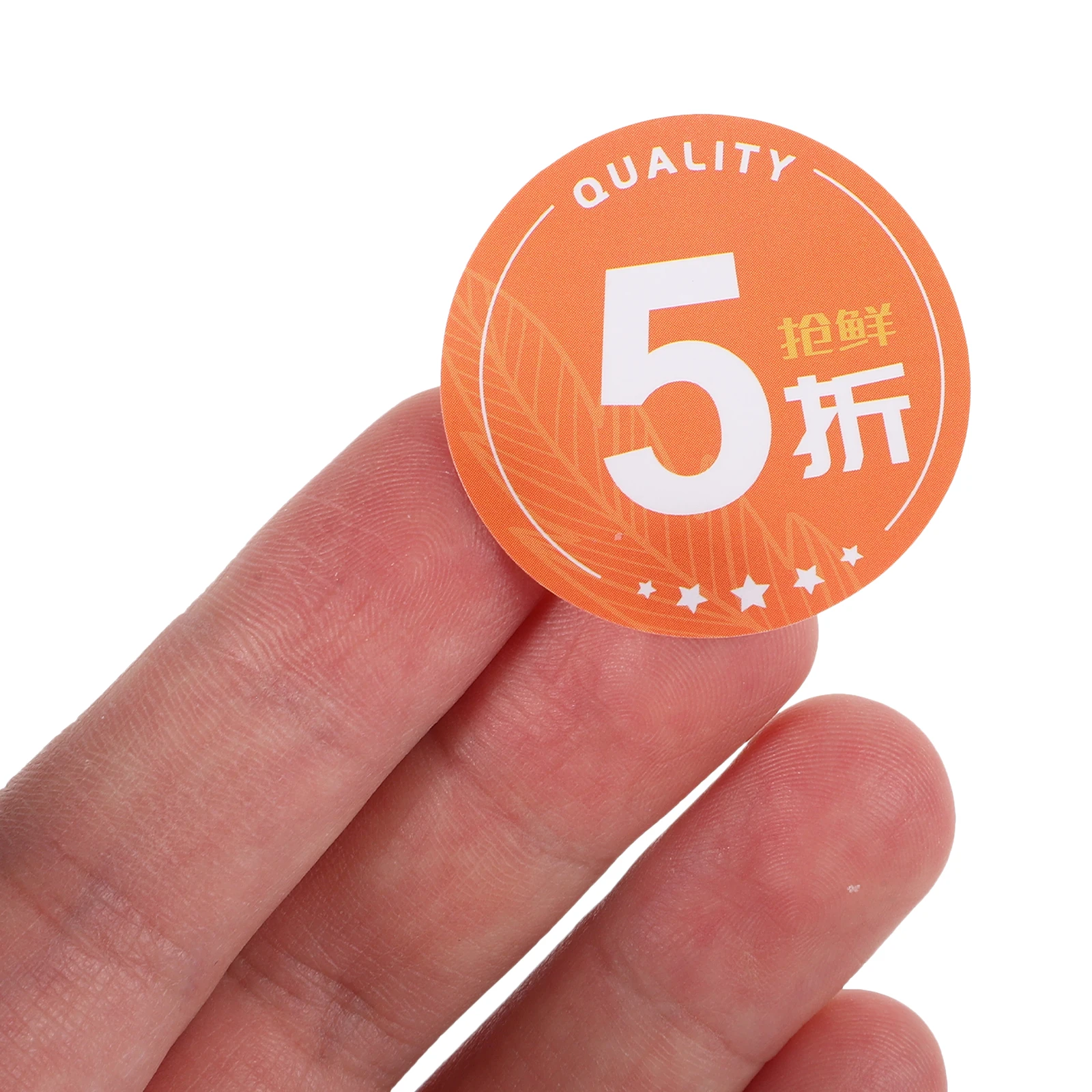 

350Pcs 50 Percent Off Sticker Label Sticky Price Reduction Tags for Supermarket Electronics Books Labeling 50% Off Sticker