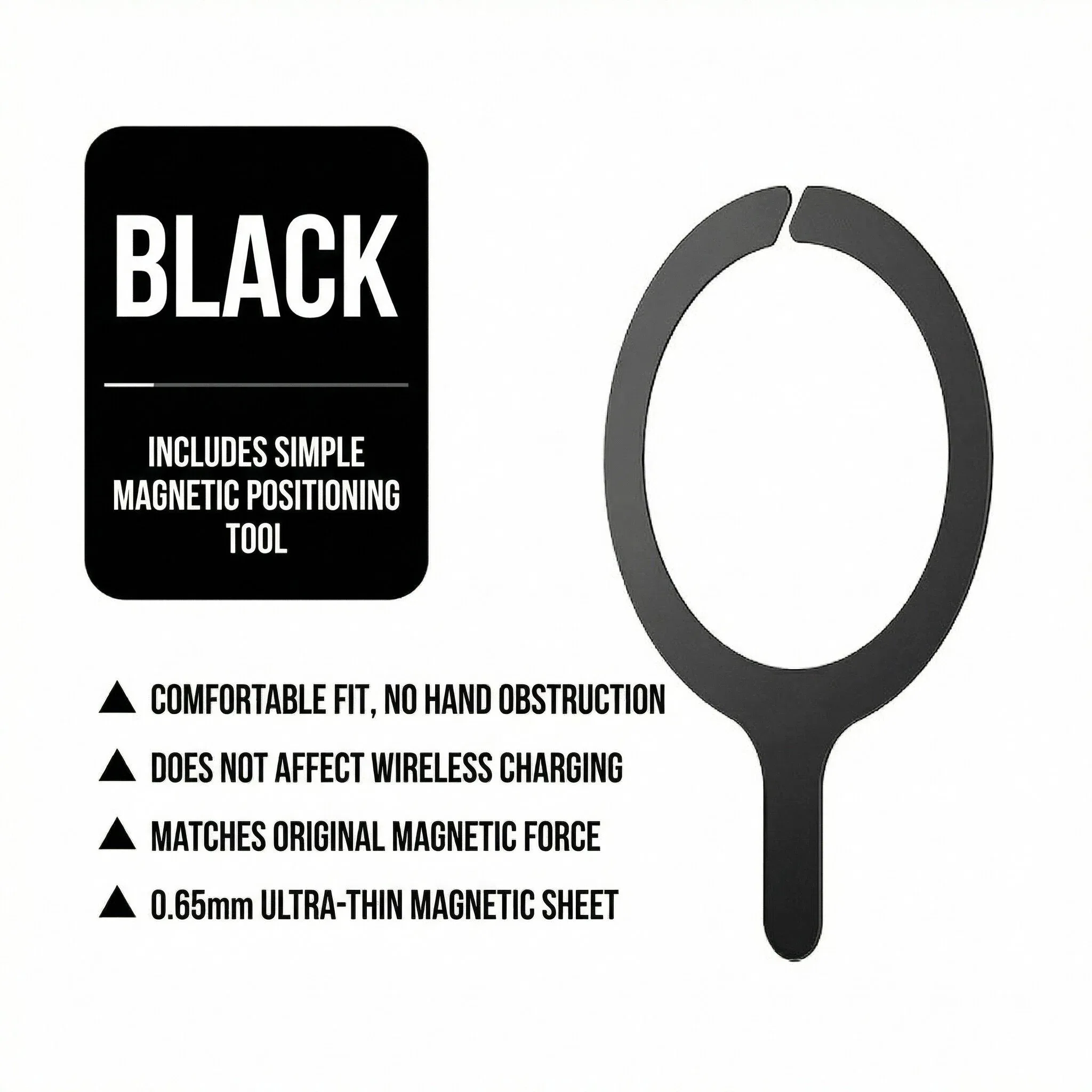 

Универсальные магнитные кольца-наклейки, ультратонкие сменные магнитные патчи для беспроводной зарядки Apple MagSafe, сильные магнитные круги