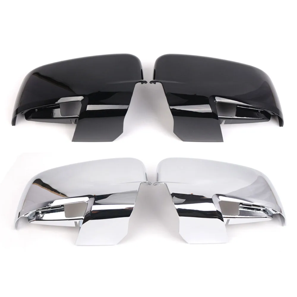 Rearview Mirror Cover Cap Chrome / Black Replace for Dodge Ram 1500 2500 3500 4500 2009-2012 Modified style Stylinig