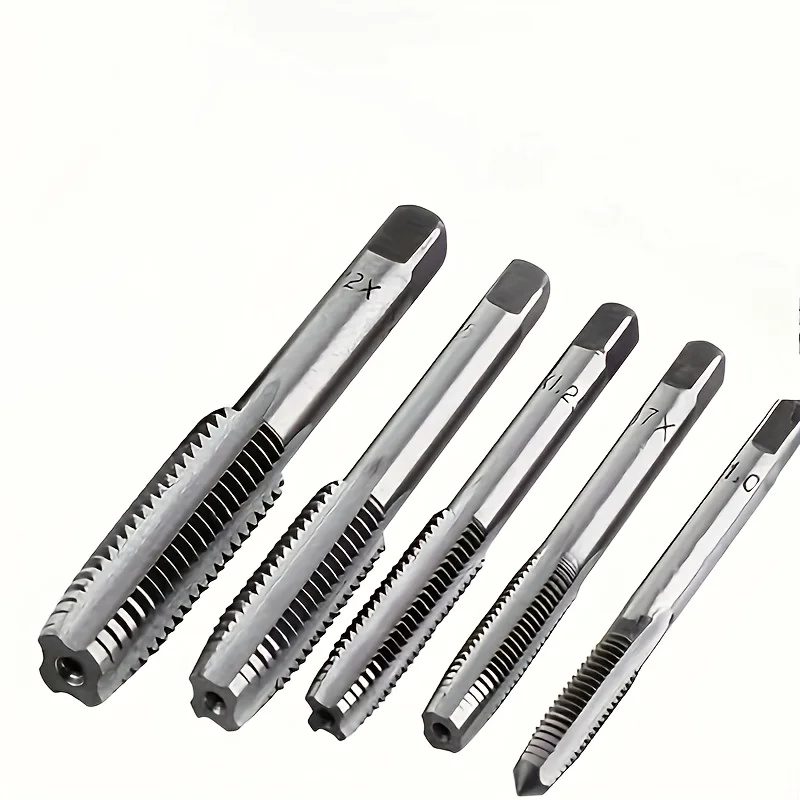 5pcs/Set Adjustable Ratchet Wrench Tap Wrench Forward & Reverse Wrench Manual Tapping Accessory