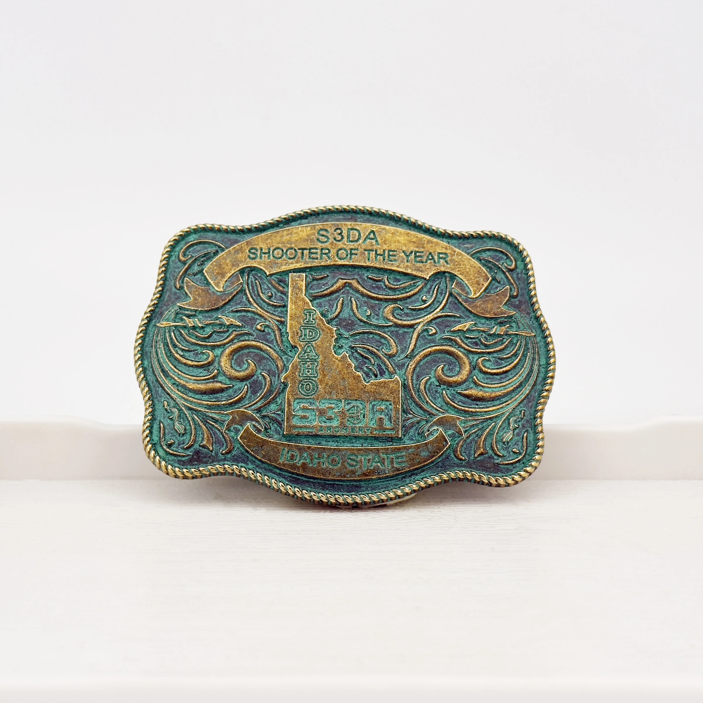 1 Buah Kepala Gesper Sabuk Pola Lucu S3DA Gaya Panas Barat Lintas Batas Terbuat dari Campuran Seng, Gesper Halus untuk Pria dan Wo