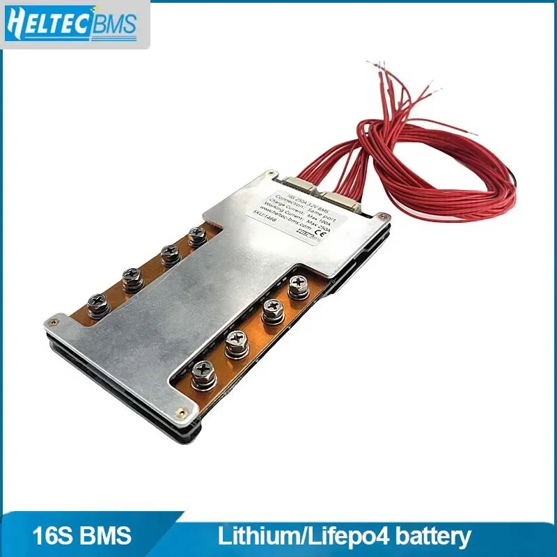 Heltecbms bms 16s 48v lifepo4/Lipo 16s 60v 30a 50a 80a 120a 160a 200a 250a 300a 350a battery system balance for inverter bms