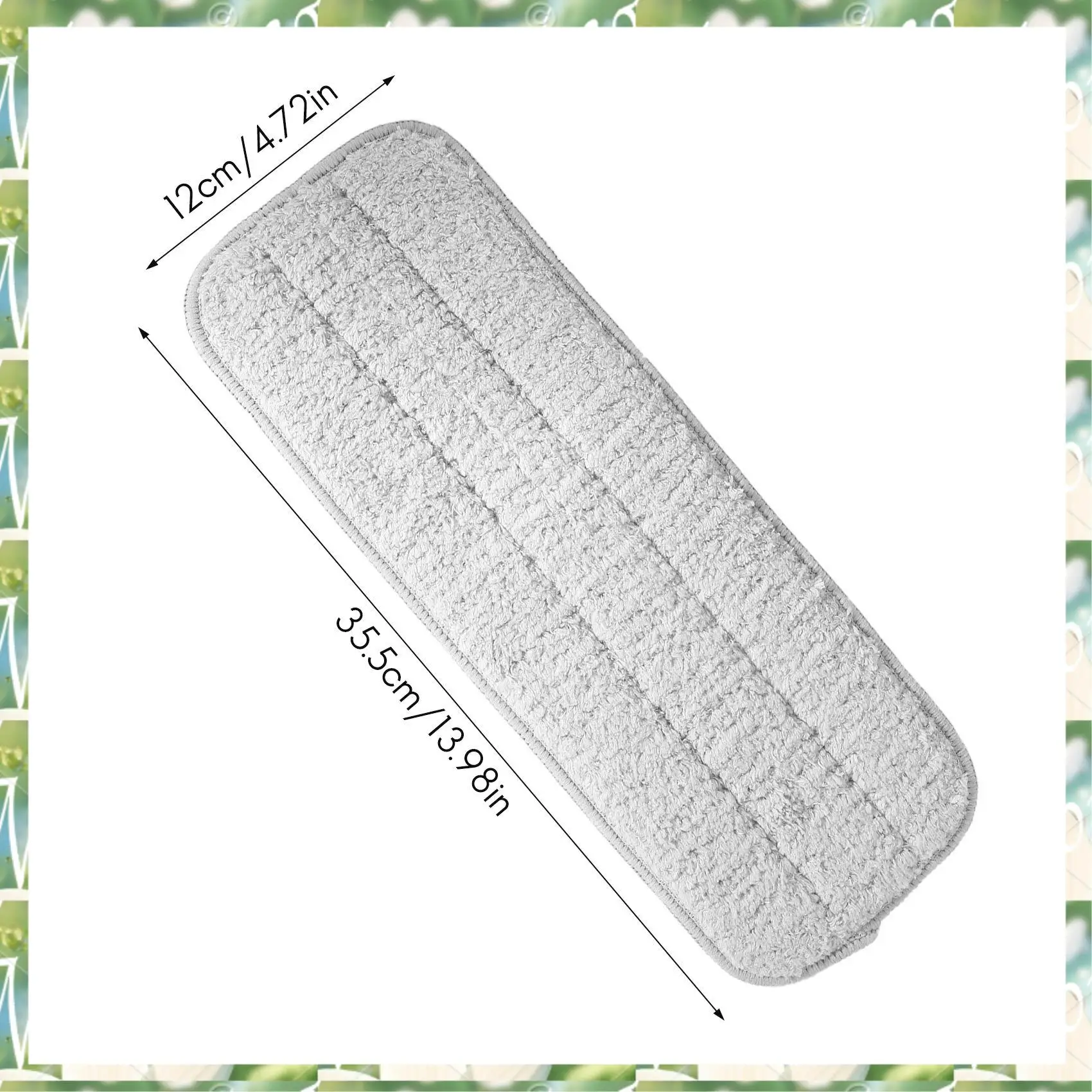 FIZP 4 قطعة تنظيف متين لشاومي Deerma Tb500 رذاذ ممسحة المياه قطب 360 تنظيف الملابس استبدال القماش 355X120mm #4