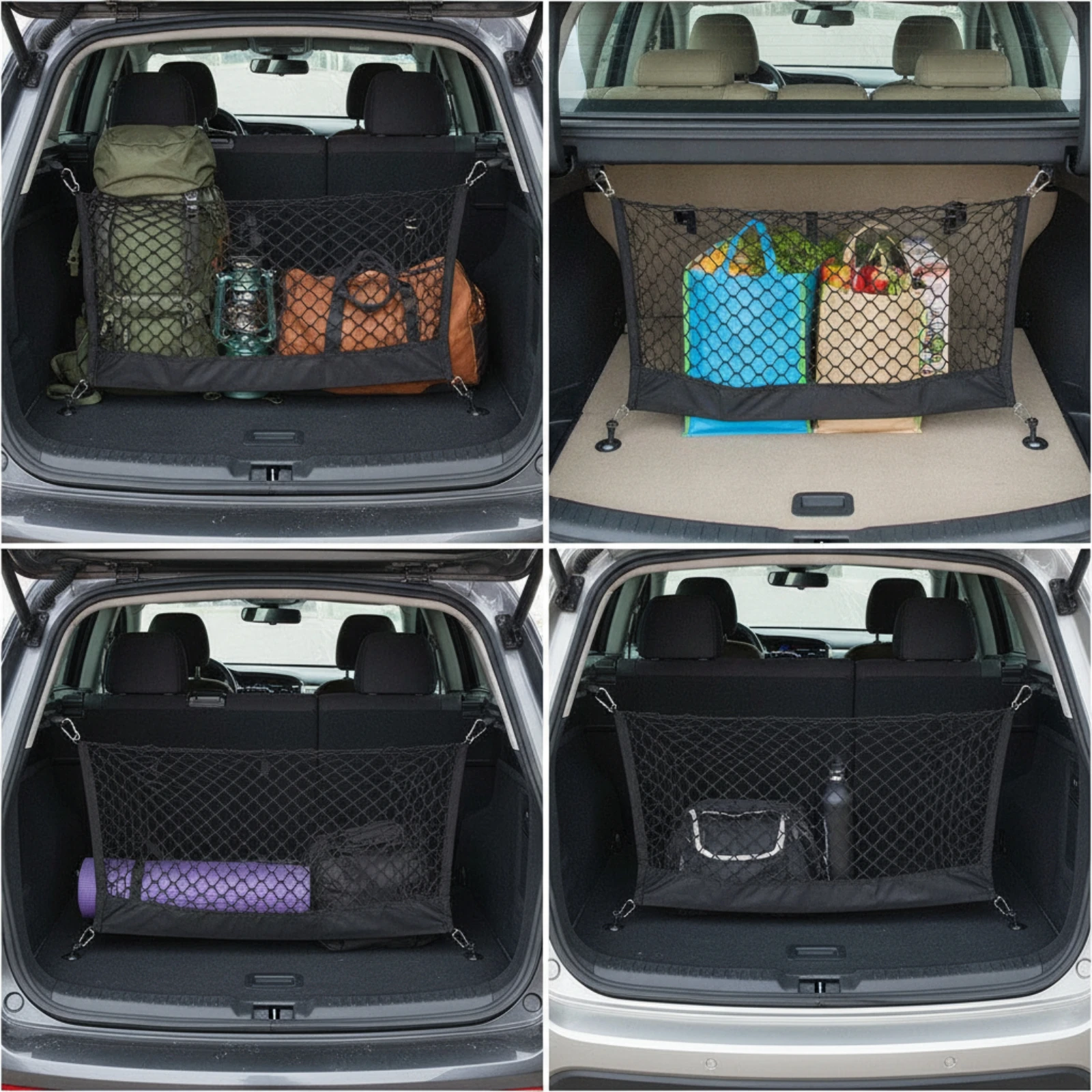 Dwuwarstwowa siatka bagażowa u – Car Trunk Organizer recenzja i cena