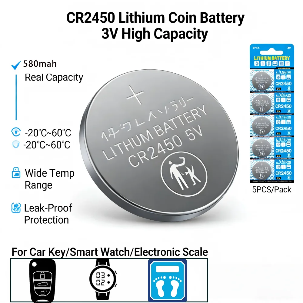 2-30Pcs 3V CR2450 B…