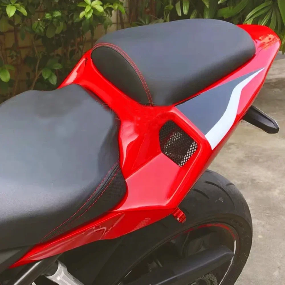 

Наволочка на сиденье для Honda CBR650R 2018 2019 2020 2021 2022 CBR 650R, Наволочка на заднее сиденье, наволочка для соло, аксессуары, Красный Двигатель