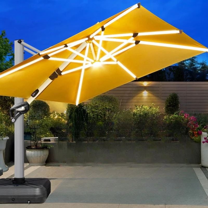 Coffee Shop Patio Umbrellas & Bases Design Advanced Villa Patio Umbrellas & Bases Courtyard Outdoor Furniture Ombrello Ls40hws