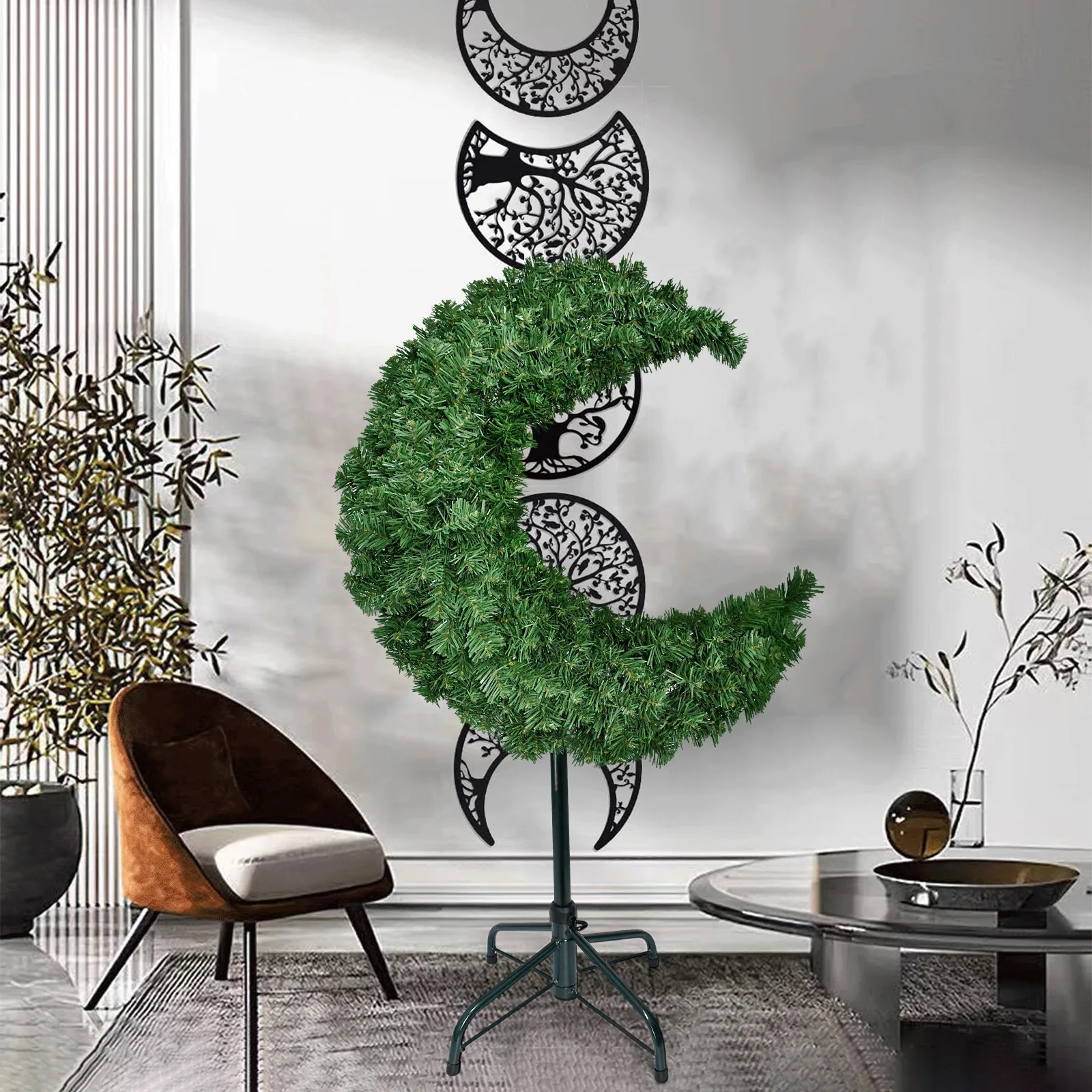 Amazon cross-border Ramadan madder moon tree 1.8 meters Christmas tree ornament Holiday party decoration tree