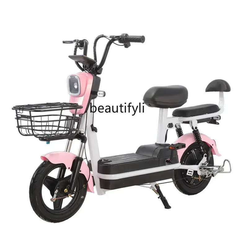 

yj Electric Car Girls' Small Electric Bicycle Adult Electric Motorcycle Power Battery Car