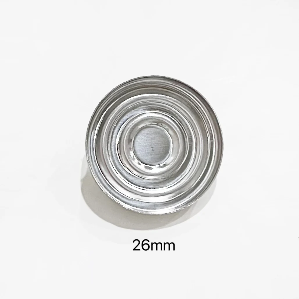 50pcs 26mm/36mm Round Iron Eyeshadow Pan,DIY Your Eyeshadow ,Empty Clamshell Can Hold On Our Magnetic Eyeshadow Palette Tightly
