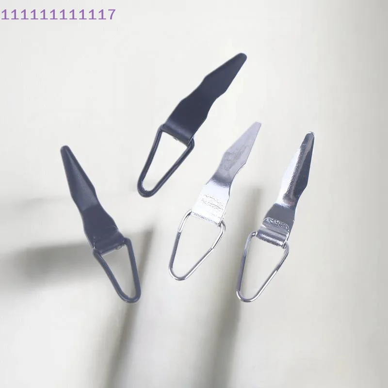 10 قطعة DIY إغراء ملحق أسود فضي الفولاذ المقاوم للصدأ هوك حارس ل إغراء يطير للطي قضيب بناء مكون إصلاح #5