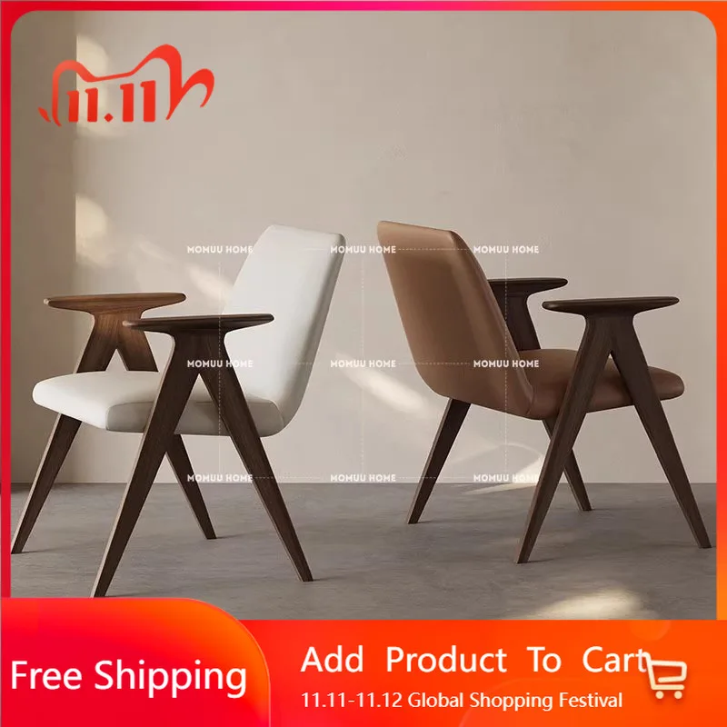 

Mid Century Dining Chair Entertainment Show Minimalist College Beauty Dining Chair Luxury Bedroom Sillas Postmodern Furniture