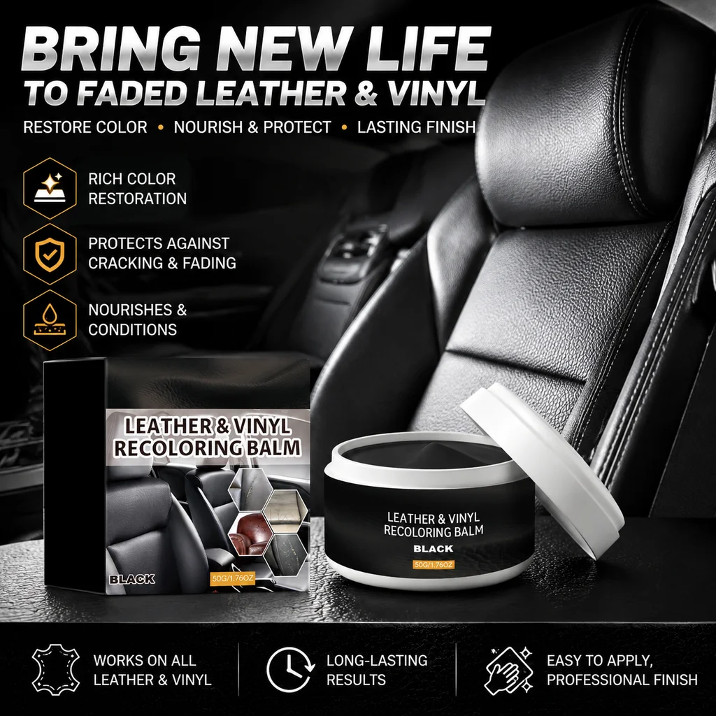 Leather Recoloring Kit Auto Seat Repair Paste Vinyl Scratch Repair Cream Long-Lasting Adhesion Leather Furniture Color Restorer