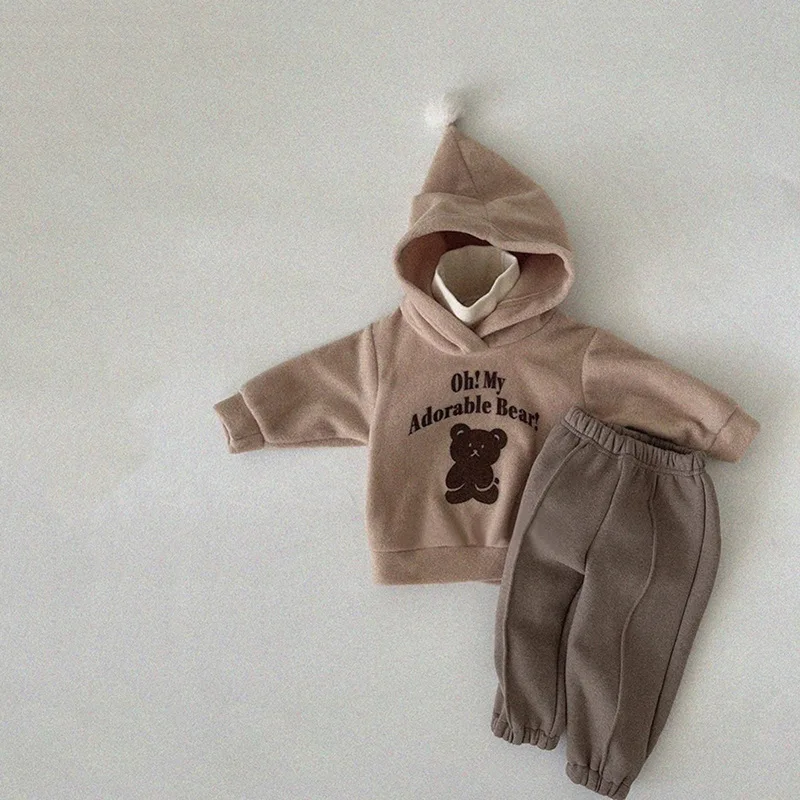 2025 شتاء جديد الطفل الصوف السراويل الفتيان سراويل تقليدية الرضع فتاة زائد المخملية سميكة بناطيل تدفئة القطن فضفاض طفل الملابس #4