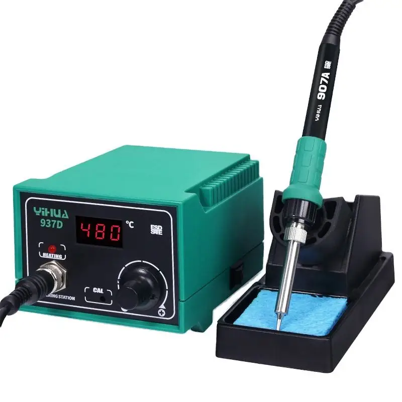 

YIHUA 937D Solder Iron Station ESD Digital Thermostat Oldering Iron 220v or 110v