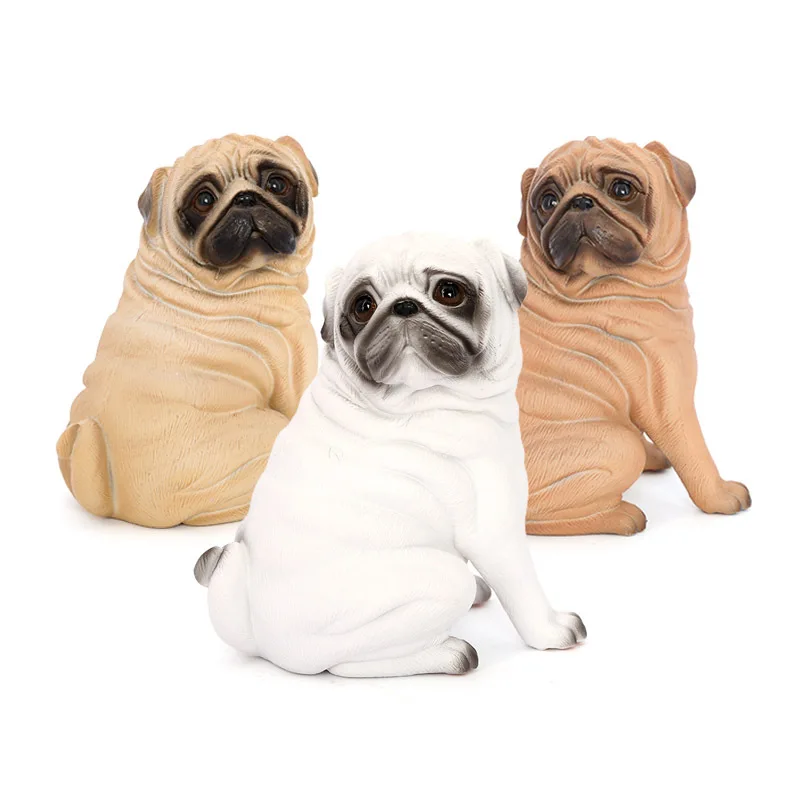 نموذج كلب حيواني محاكاة صلبة، كلب نابض بالحيوانات الأليفة، كلب هولندي، كلب فأس، لعبة أطفال زخرفة معرفية #2