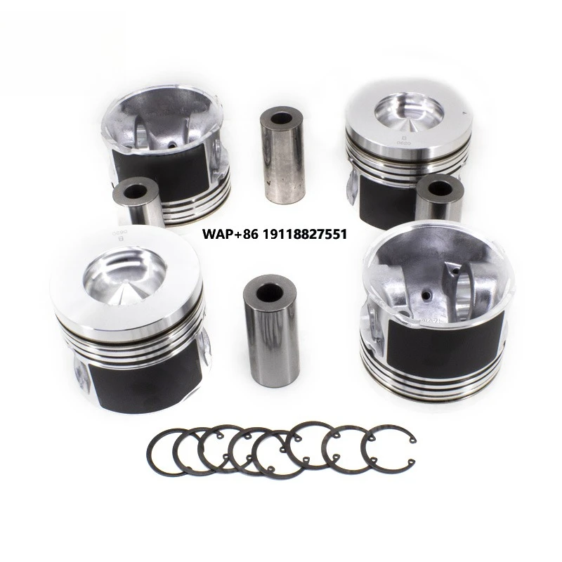 

Truck Piston Set for ISUZU ELF 4HG1 Engine (4 Pcs) ALFIN Coated Heavy-Duty IZUMI Auto Parts 897183666HY