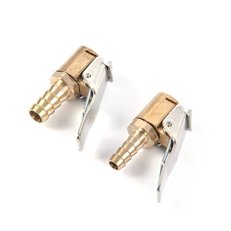 Connecteur de Valve de gonflage de pneu de voiture en laiton, mandrin d'air, Clip de pneu, adaptateur de voiture verrouillable