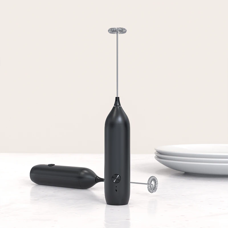 

Portable luxury coffee machineNew Electric Milk Rechargeable Coffee Milk Frother Household Electric Milk Frother Mixer Pla
