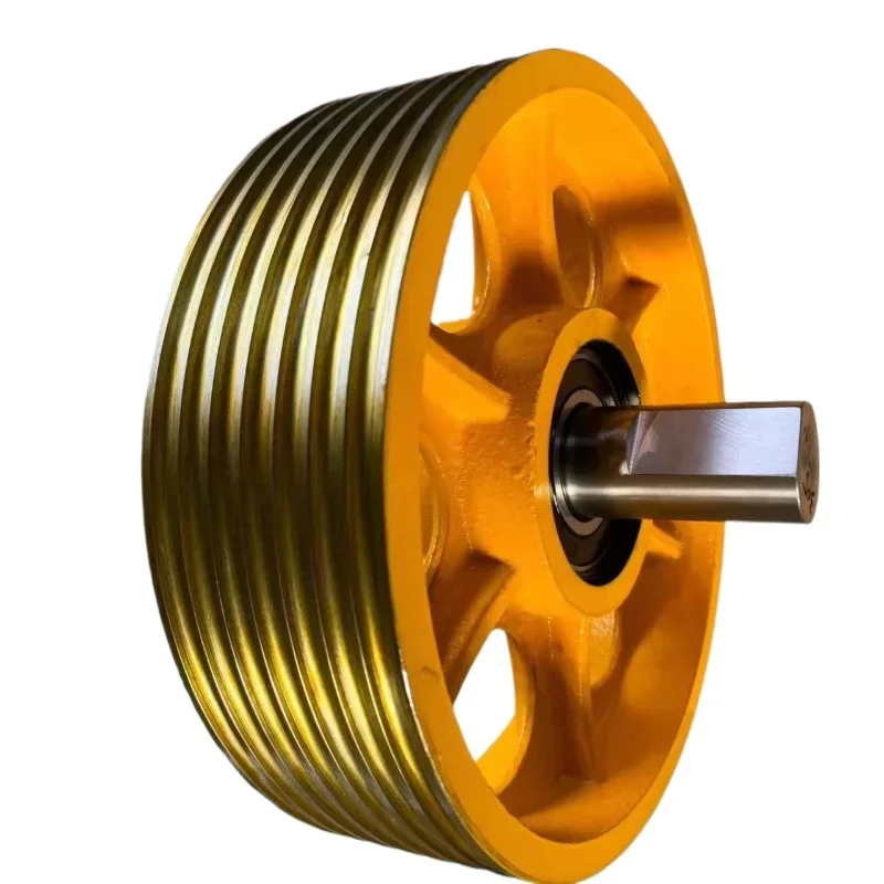 

Elevator cast iron pulley, iron wheel, guide wheel, reverse rope, steel