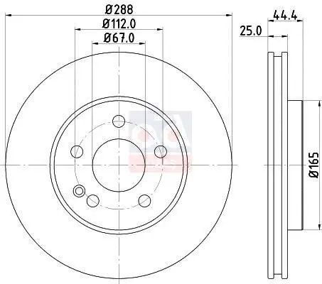 B3909 for DISK ON 05 A.S-W169 B.S-W245