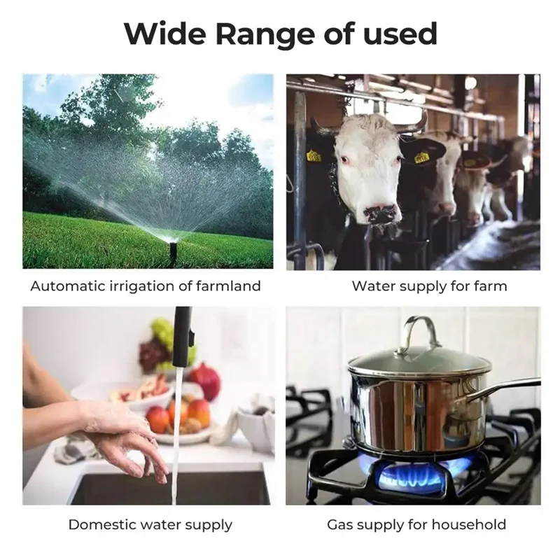 

Wifi Robot Waterproof Valve Tuya Smart Remote Control APP Remote Control Water Pipe Gas Wireless Valve Switch US Plug-AA26