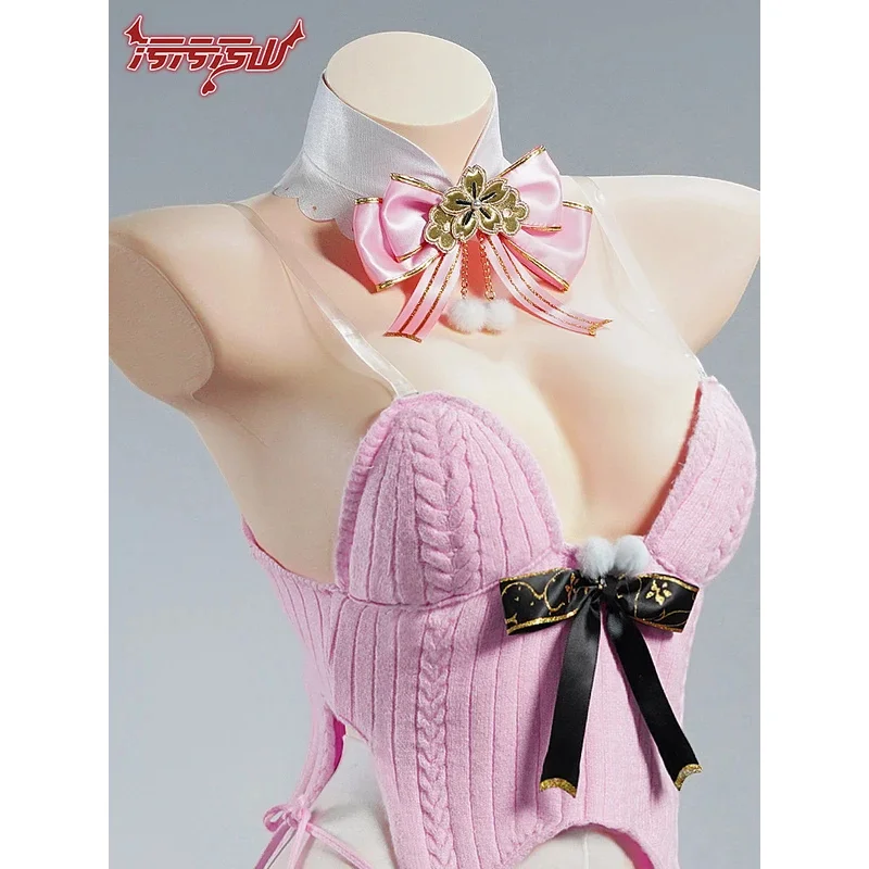 DY20Anime Azur Lane Owari คอสเพลย์เครื่องแต่งกายโอวาริบันนี่ชุดชุดโอวาริสีชมพูเสื้อกันหนาวเครื่องล้างจานออกแบบอะนิเมะคอสเพลย์ 25
