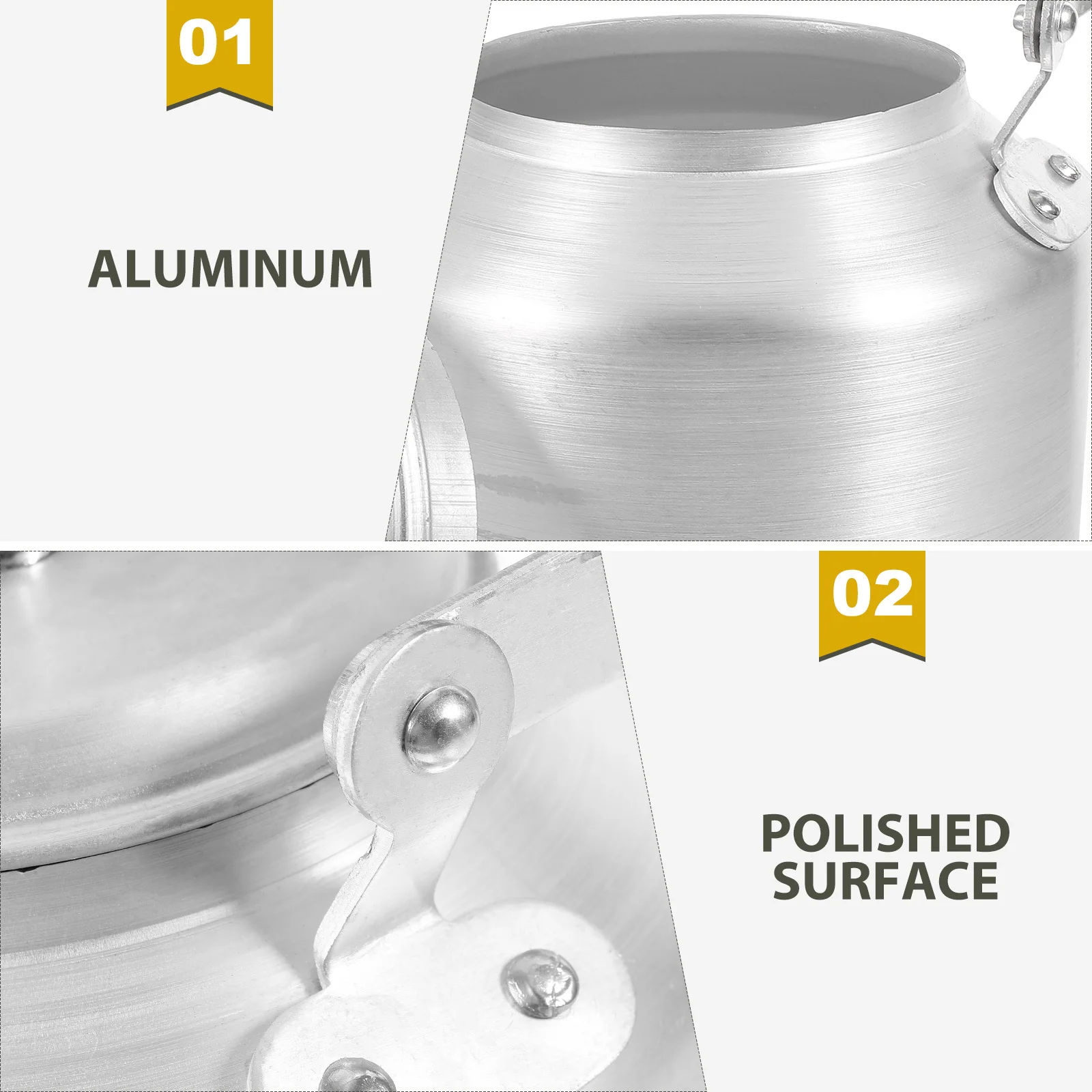 

Thickened Aluminum Tea Kettle Small Portable Metal Water Kettle Lightweight Tea Pot for Home Office Travel Boiling