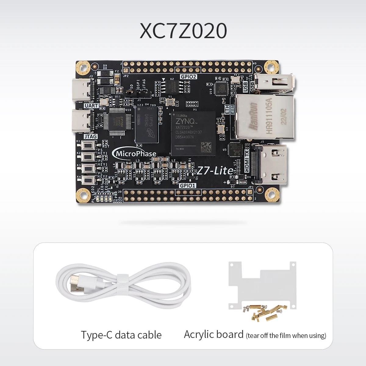 MicroPhase Z7-Lite ZYNQ Xilinx Zynq-7000 FPGA XC7Z010 XC7Z020 FPGA Development Board Kit Core Board