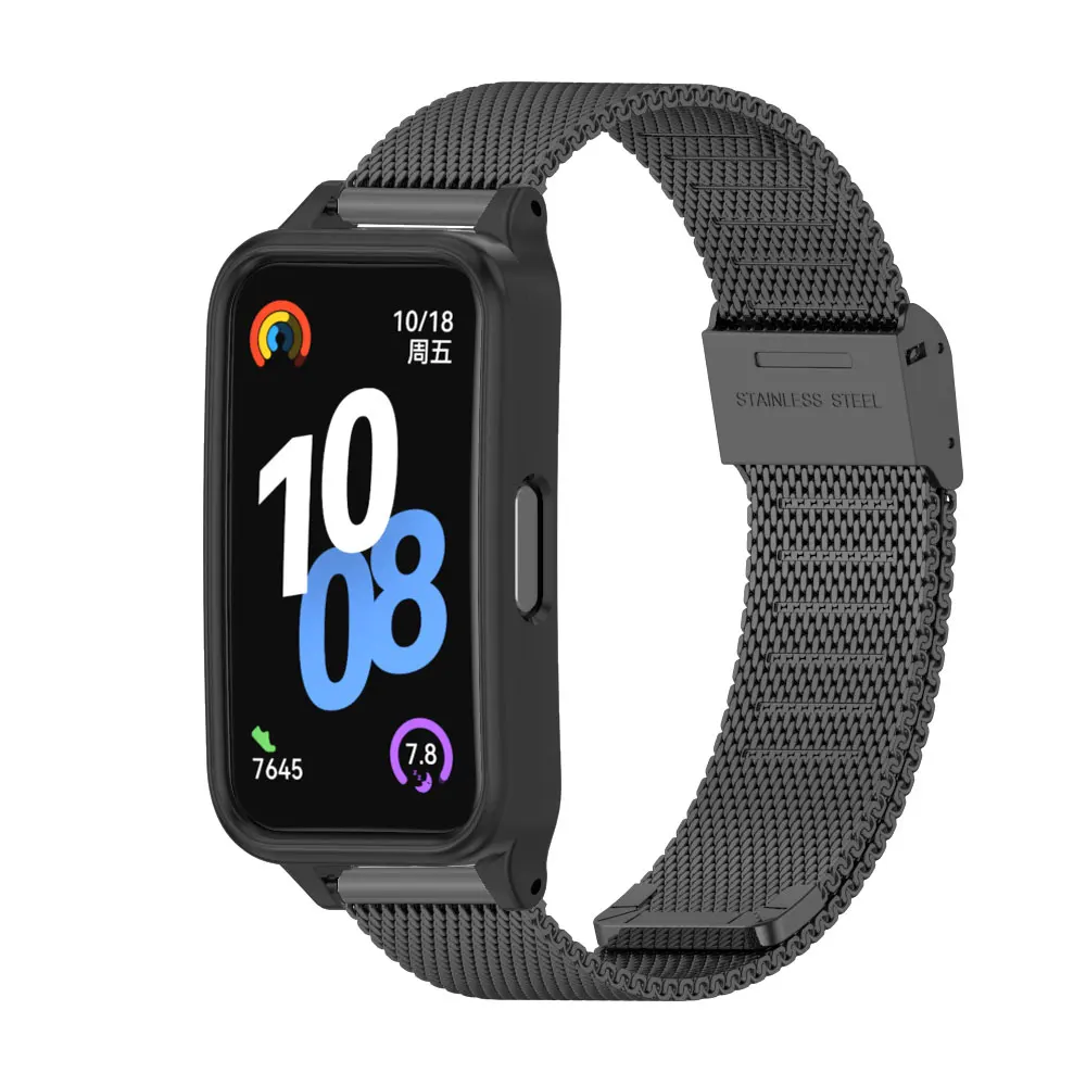 Ремешок для Huawei Band 10 9 8, металлический ремешок для часов для Huawei Band 9, умный браслет для Huawei Band 8, аксессуары для ремешка