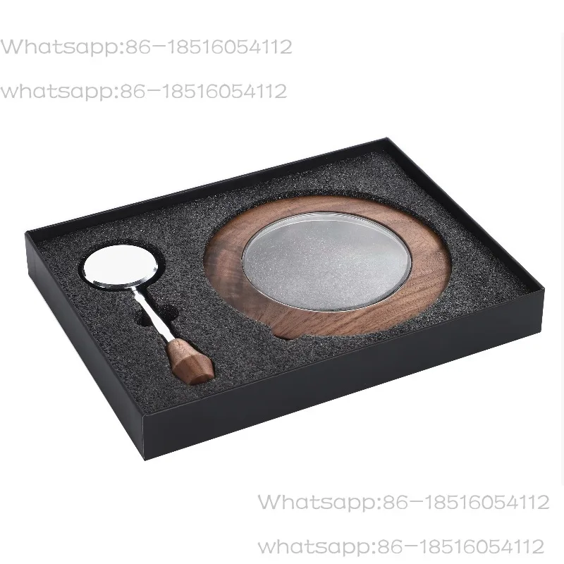

Espresso machine modified walnut ABS stainless steel bean compartment cover steam toggle coffee machine modified