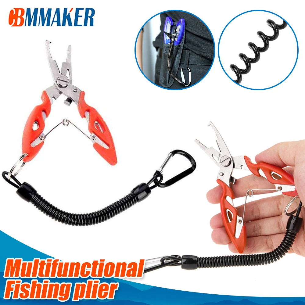 

Multifunctional Fishing Accessories Plier Fishing Lanyards Boating Ropes Kayak Camping Secure Pliers Grips Tackle Fishing Tools