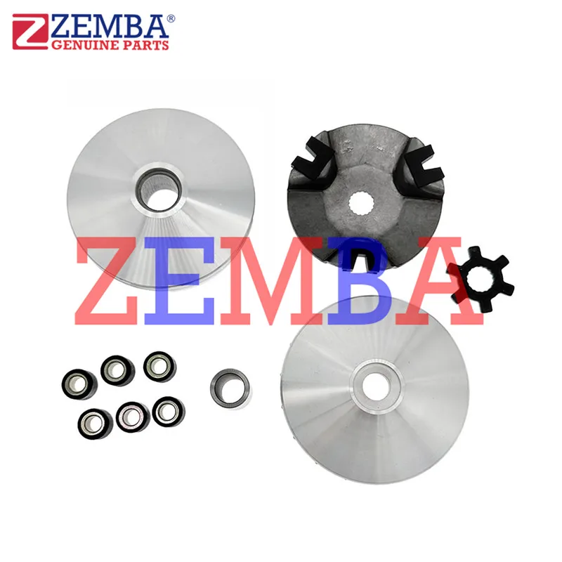 RACING CVT FRONT VARIATOR CLUTCH KIT 13MM HOLE WITH ROLLER WEIGHT DRIVE PULLEY FOR YAMAHA JOG50 BWS50 MBK BOOSTER50