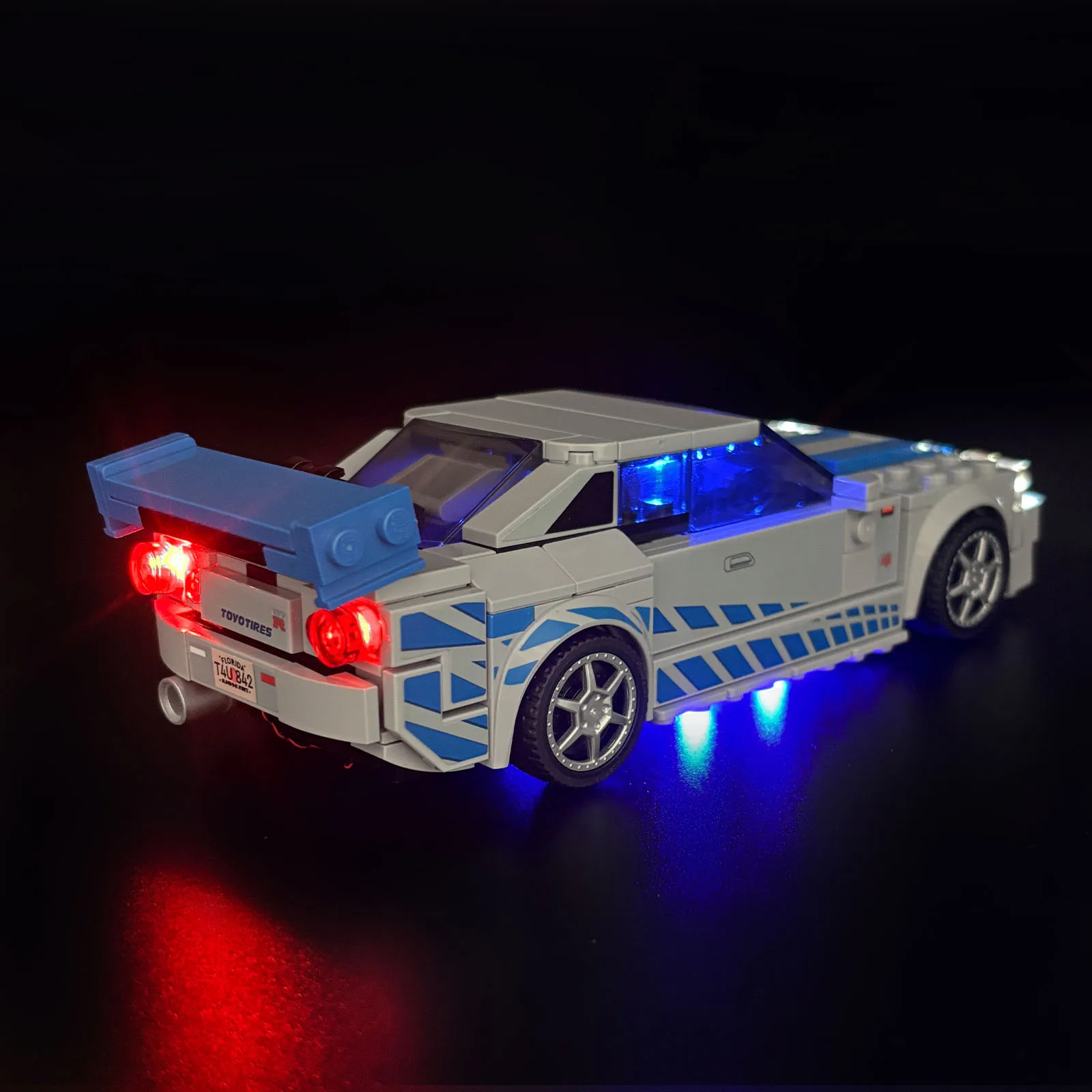 LYBMTWF LED Lighting Kit Compatible with Lego 76917 Speed Champions Fast & Furio Model (NOT Include The Model Bricks)
