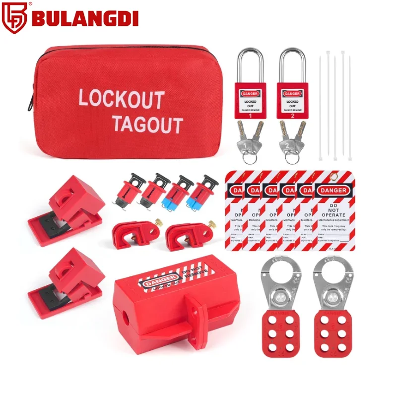 Lockout Tagout Kit - Safety Lockout Padlocks Loto Hasps Lockout Tagout Tags Loto Locks Set Electrical Lock Out Tag Out Kits