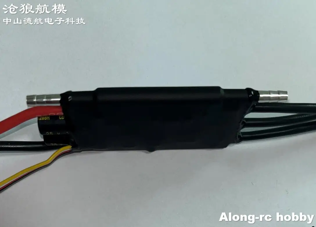 Ztw 40A ฉลาม sbec G2กันน้ำแบบไร้แปรงถ่าน CW/CCw esc สำหรับเรือที่มีระบบระบายความร้อนด้วยน้ำโมเดลเรือ rc โมเดลเรือ waterplane diy