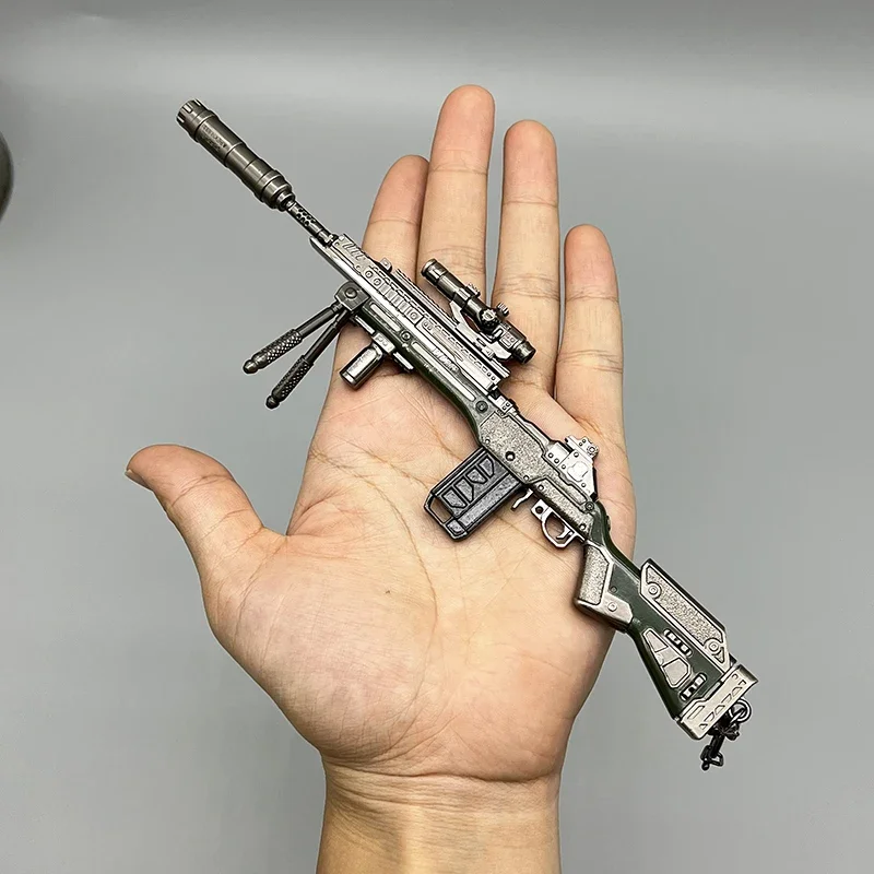 21cm Apex Legends Game Replica G7 Scout Sniper Rifles Metal Arma Modelo 1:6 Figura de Ação Acessório Decorações de Mesa Brinquedo Menino Dropshipping Atacado Venda Quente Presentes Nova Chegada Presente Frete Grátis De