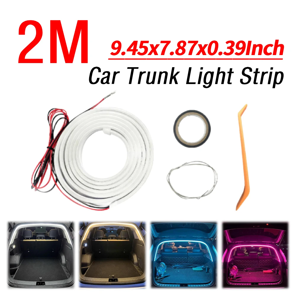 LED Automatic Tail Box Light Multifunction Auto Sensor Tail Light Strip Atmosphere Light Strip for Sedan SUV Hatchback Pickup