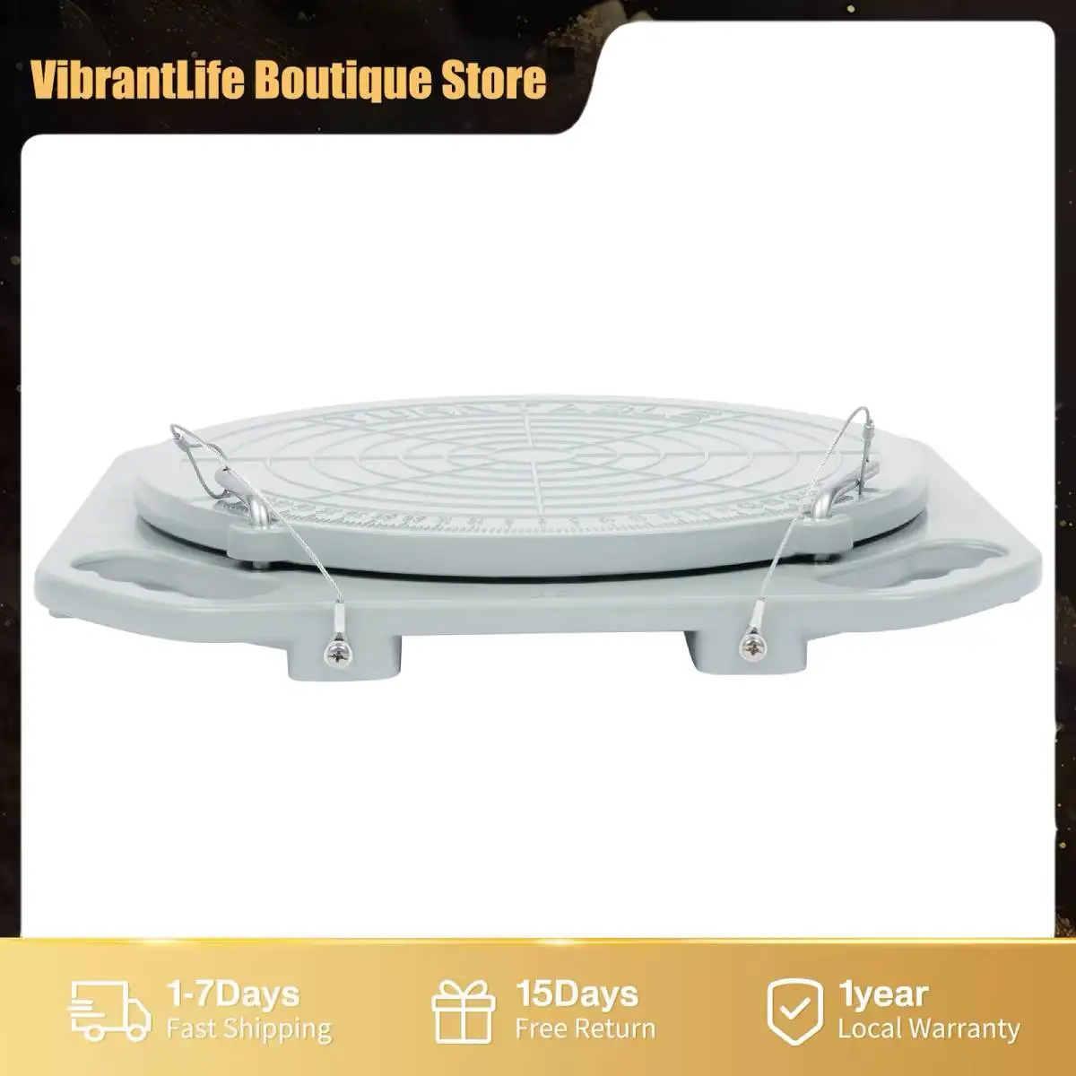 

2 Plates Commercial-Grade Wheel Alignment Turn Plates, 3T/6613lbs Load Capacity, 360°Rotation for Cars/SUVs/Trucks