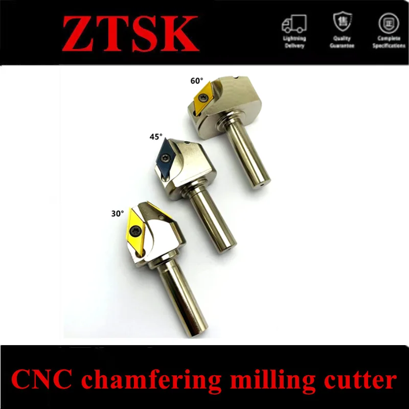 ECC17005R Chamfer milling tool shank XCET170404 Chamfer blade ECC17005 30 ° 45 ° 60 ° XCET 170404 Carbide blade Chamfer tool