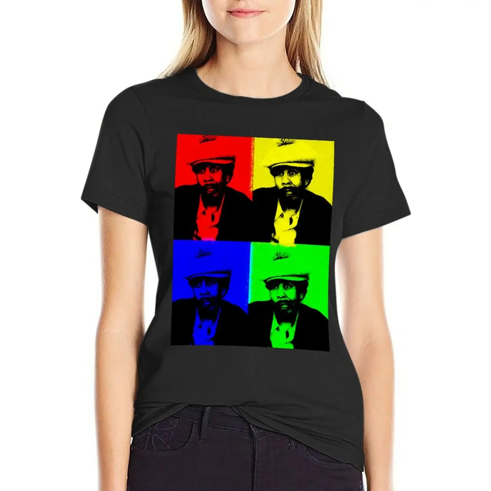 

Andy Pyror/Richard Warhol T-Shirt vintage animal prinfor cute clothes clothes for woman