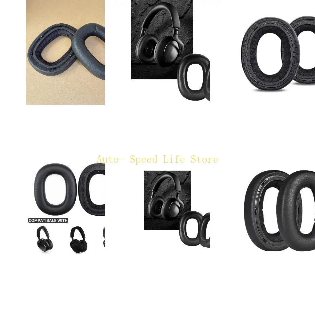 02da weich atmungsaktueller Schwamm Lamblederohrpolster Kissen für dedizierte Modell Kopfhörer Ohrschernungen Verbesserung der