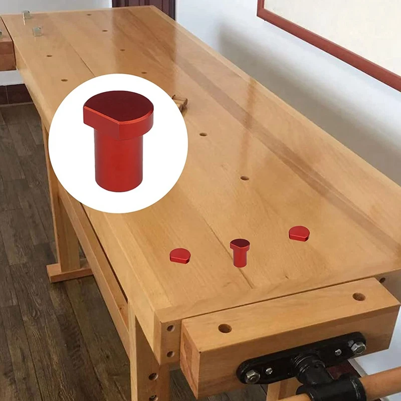 T-Track Planing إيقاف وضع المكونات التخطيط لثقب الكلب ، الكلب مقعد النجارة ، سبائك الألومنيوم منضدة الوتد ، 4