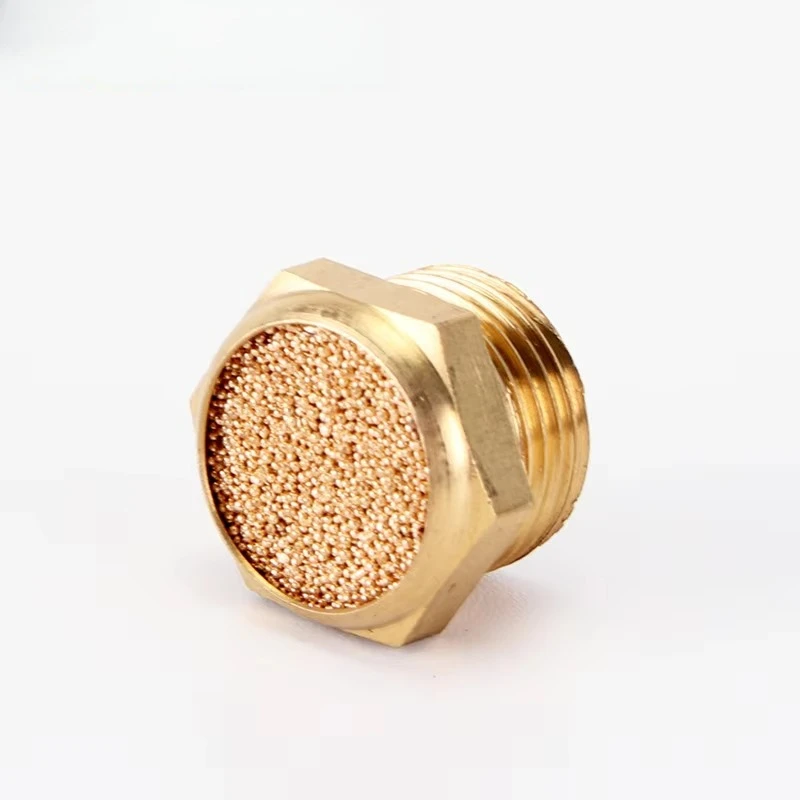 Flat Sintered Brass Air Pneumatic BSLM-01 BSLM-02 BSLM-03 BSLM-04 BSLM-06 BSLM-08 1/8" 1/4" 3/8" 1/2" G2" G1"