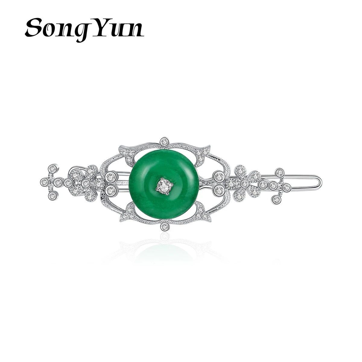 

Ювелирный производитель SongYun: Нефритовые заколки MHT в китайском стиле с цветочным дизайном в национальном духе, креативные аксессуары для волос