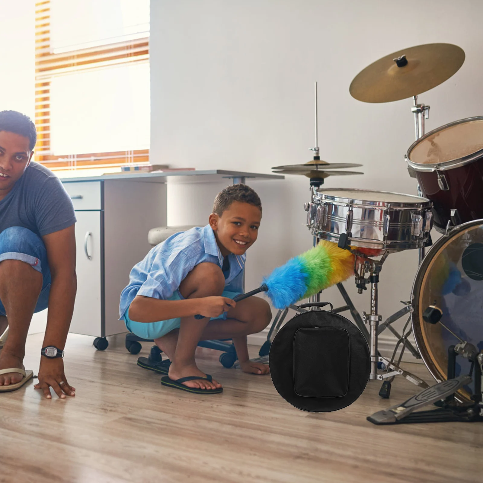 

Convenient Snare Drum Bag Oxford Cloth Material with Carrying Handles and Storage Pockets for Long Time Use Snare Drum Bag