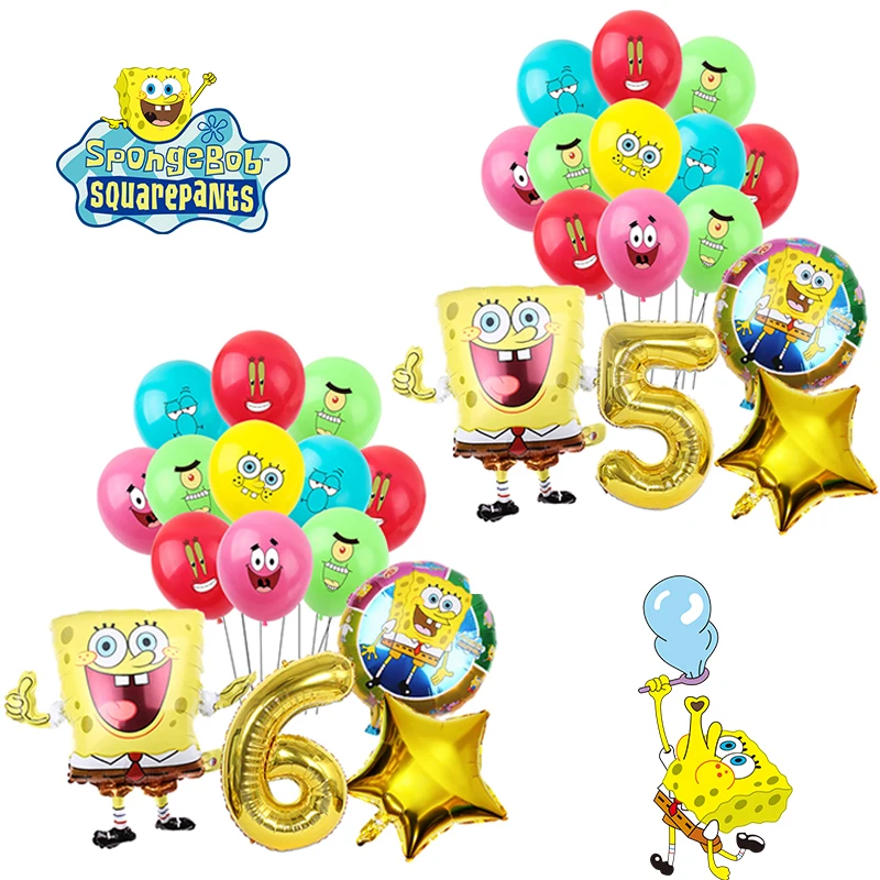 Набор-воздушных-шаров-с-цифрами-0-10-в-стиле-Губки-Боба-украшения-для-детского-дня-рождения-подарки-для-малышей