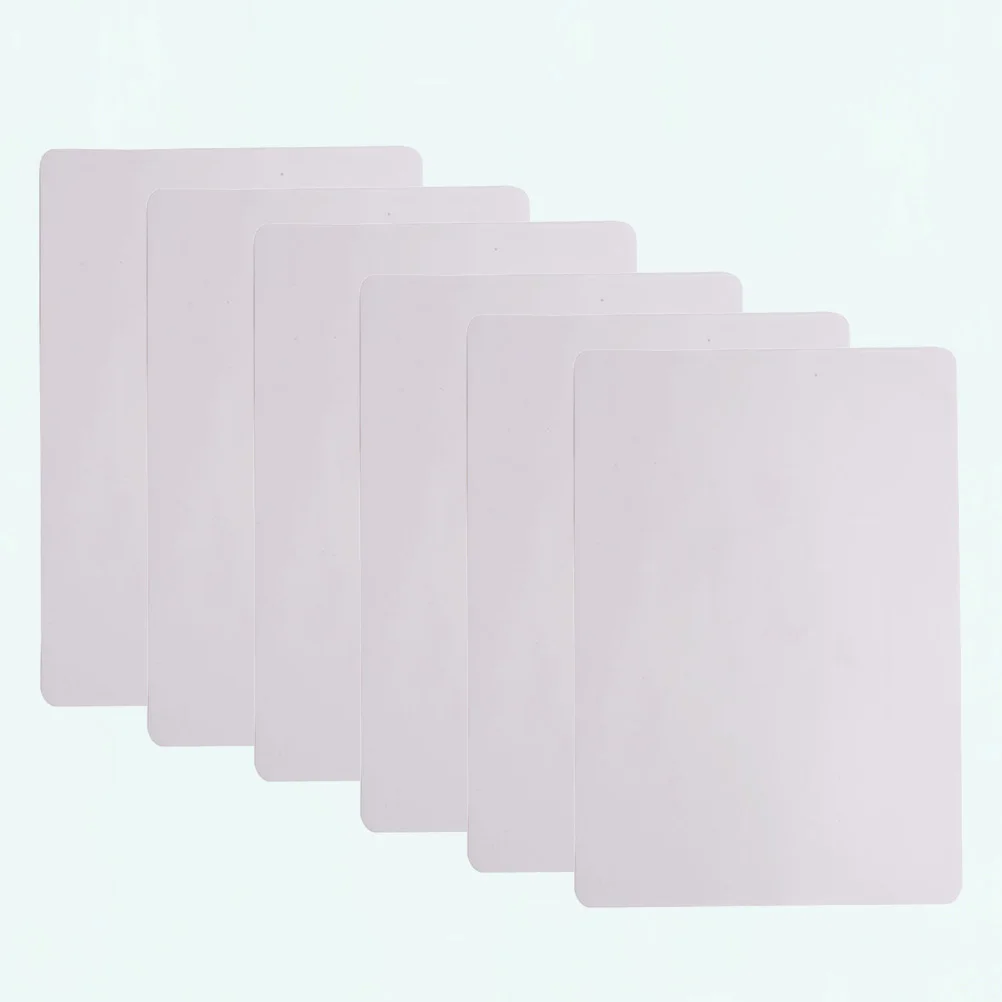 6pcs Silicone Synthetic Flexible Sheet For Tattoo Beginners Training Pad Machine Practice Skin Blank Eye Makeup